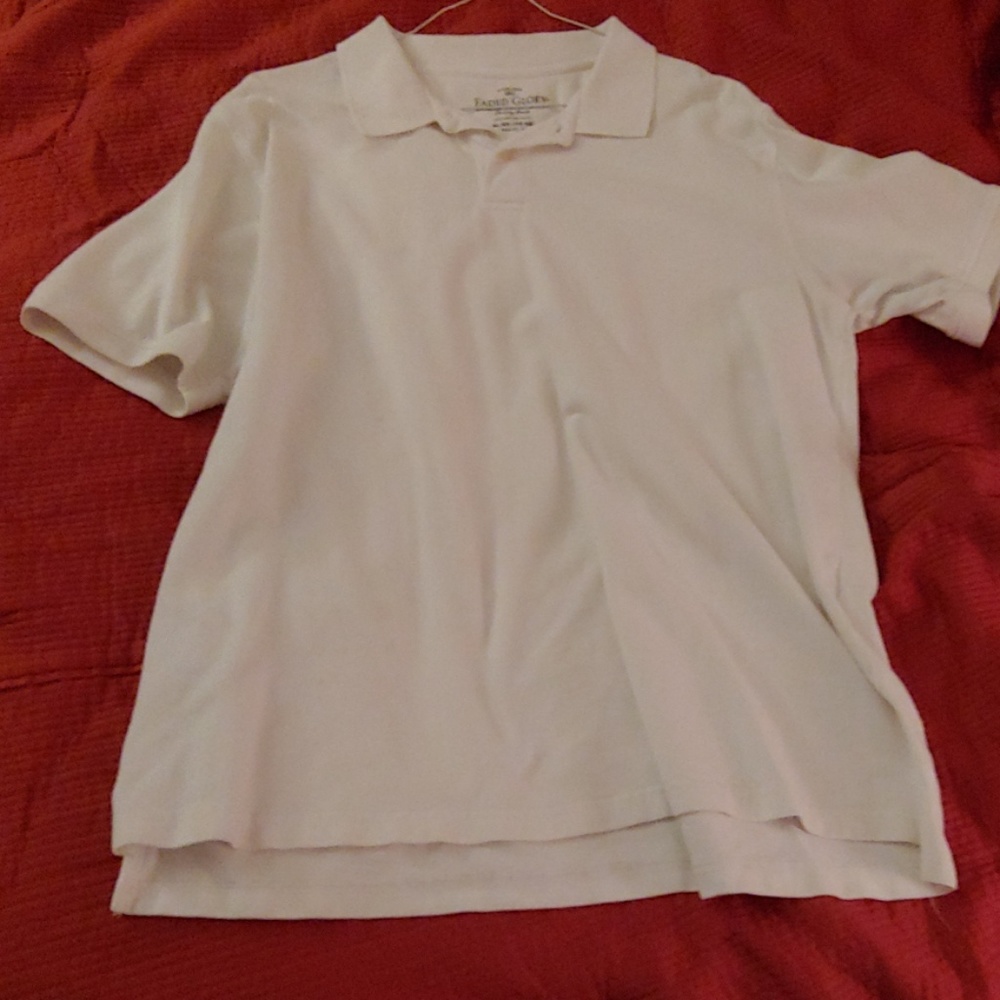 White polo shirt